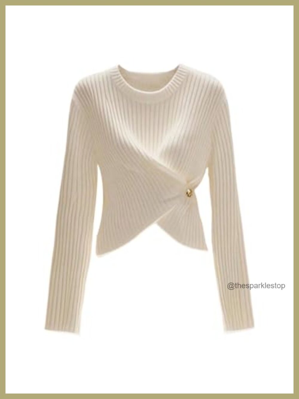 Wrap Sweater Cinched Waist Pullover Knit Top Fall Teacher Outfit